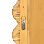 Bama 29.1 x 75 Long Natural Rattan Wall Mirror