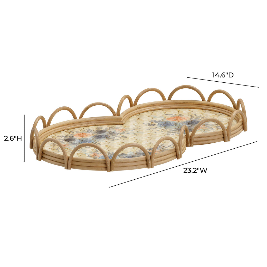 Corey Figure Eight Bamboo Tray