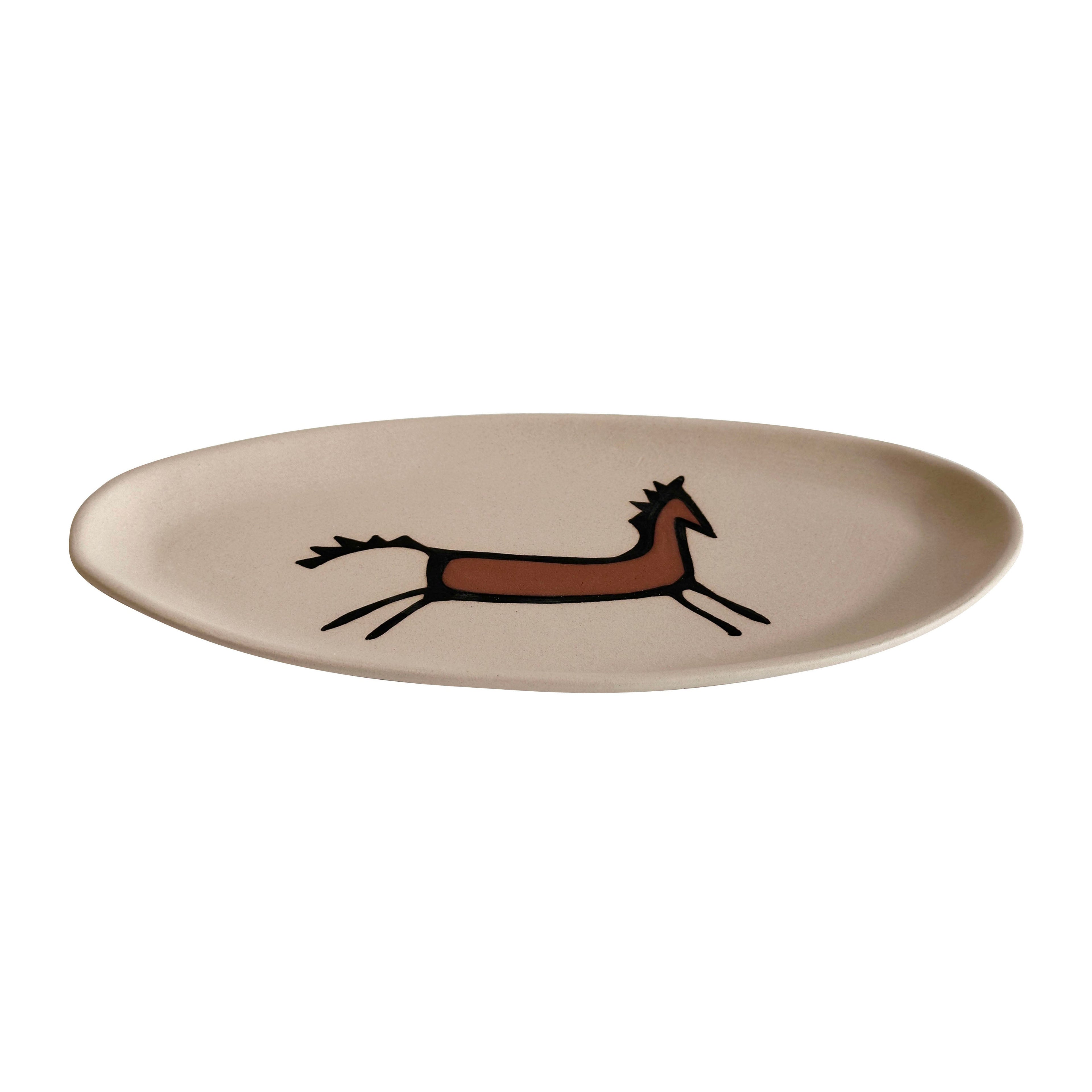 Ceramic Horseplay Catchall Dish