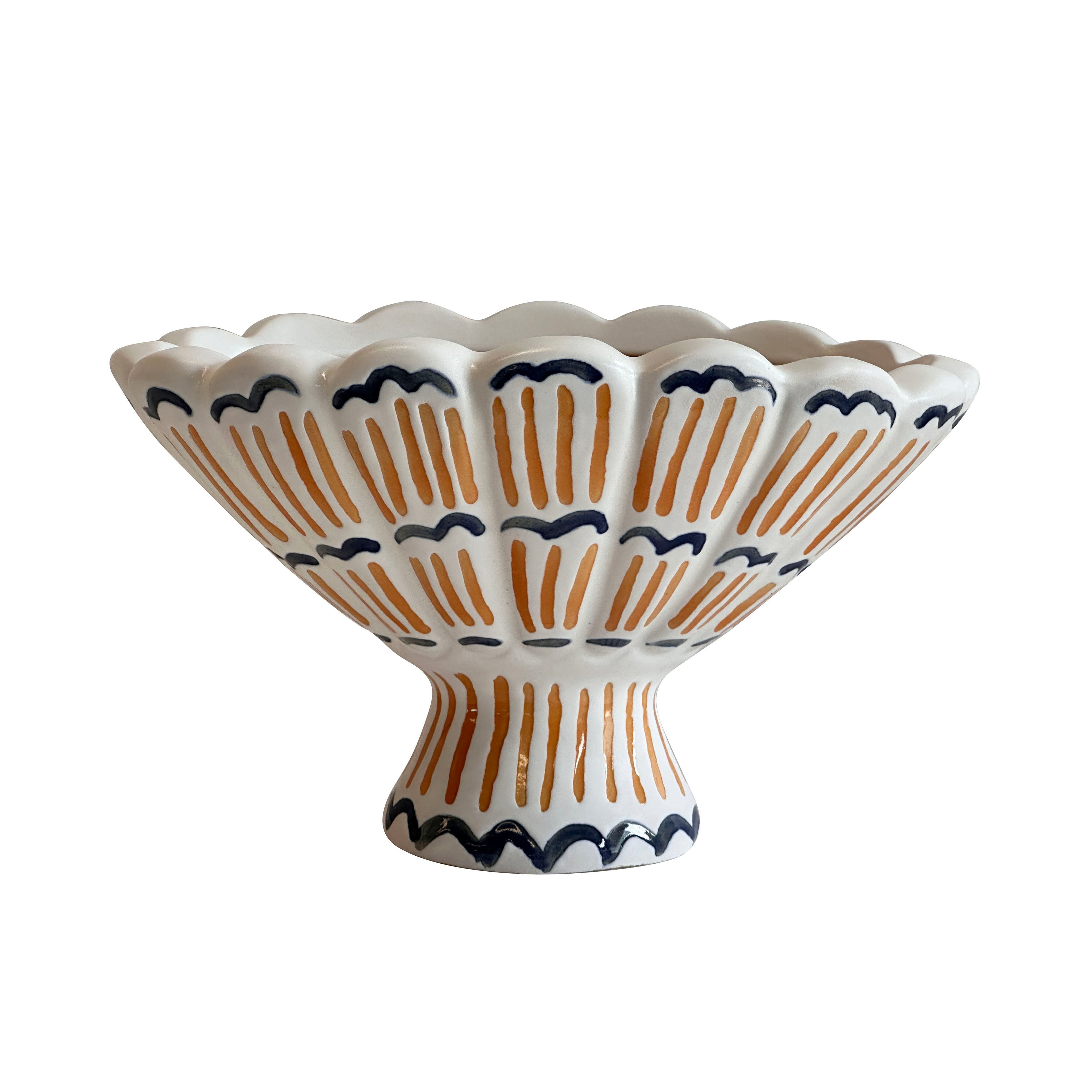 Ceramic Roman Coral Bowl
