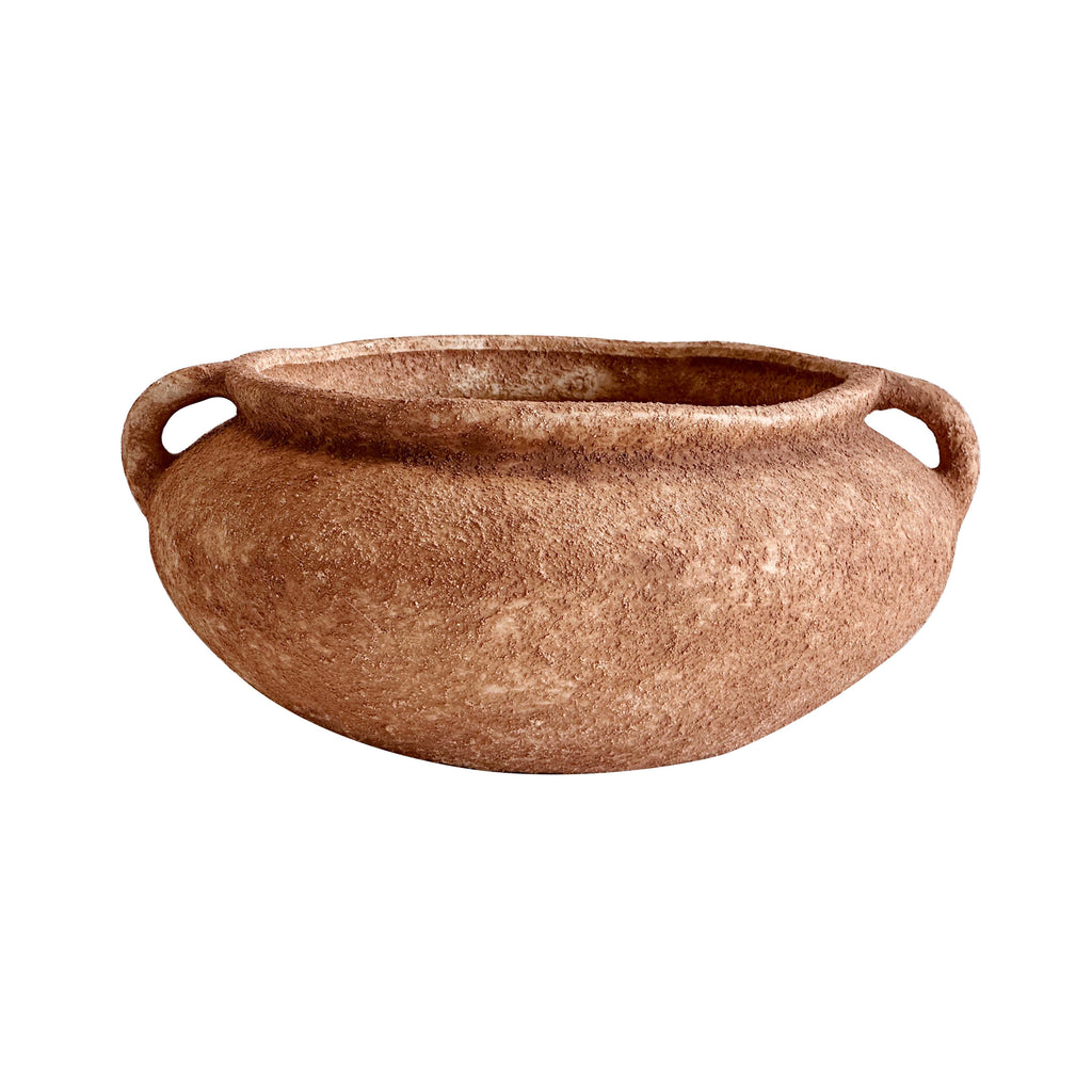 Earthenware Wide Bowl with Handles