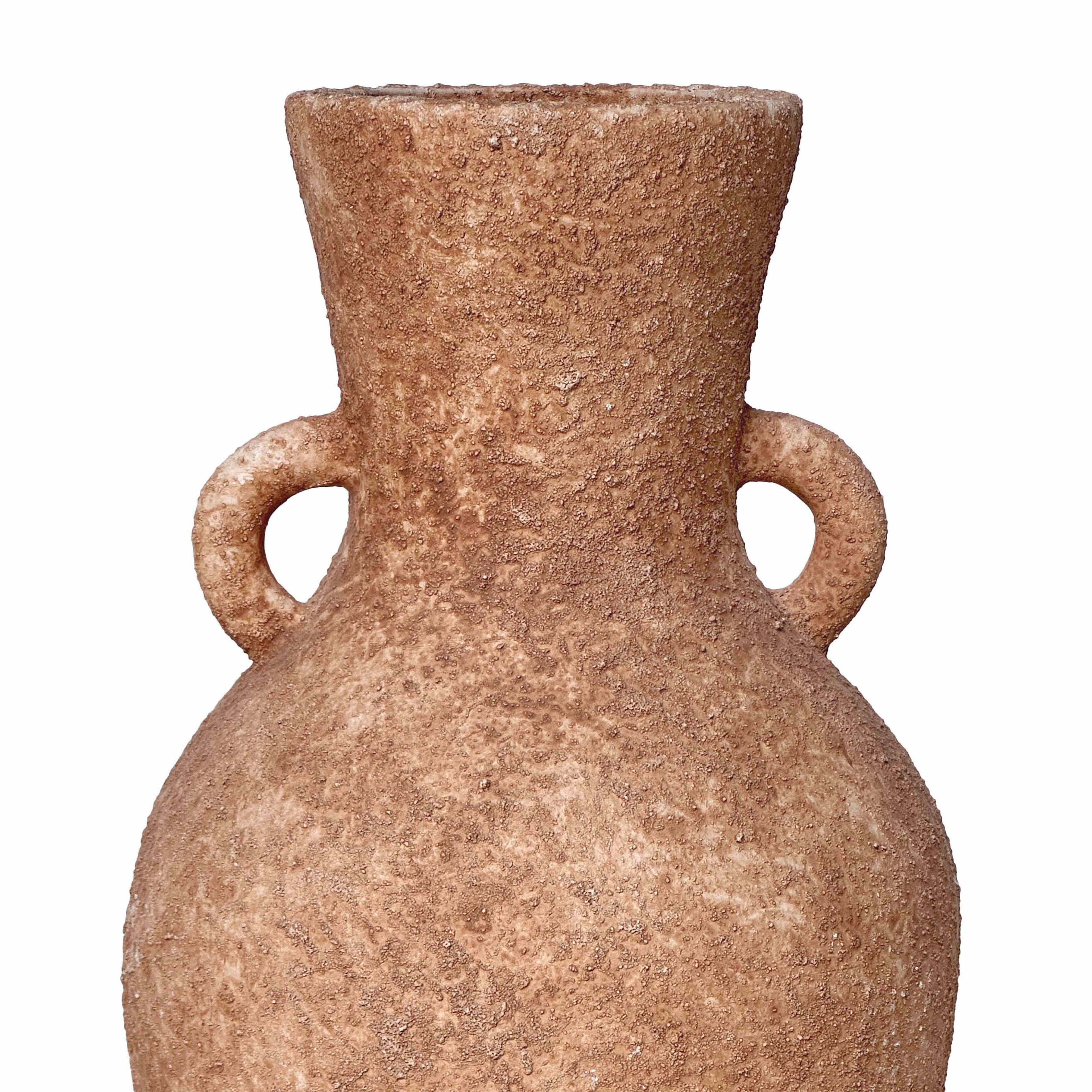 Earthenware Roman Vase with Handles