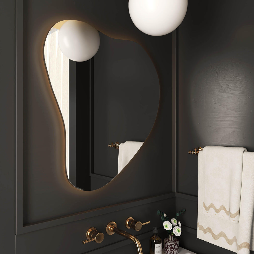 Phoebe 26 LED Teardrop Wall Mirror