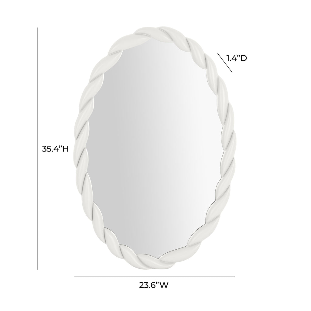 Agnes 23.6X35.4 Oval Wall Mirror