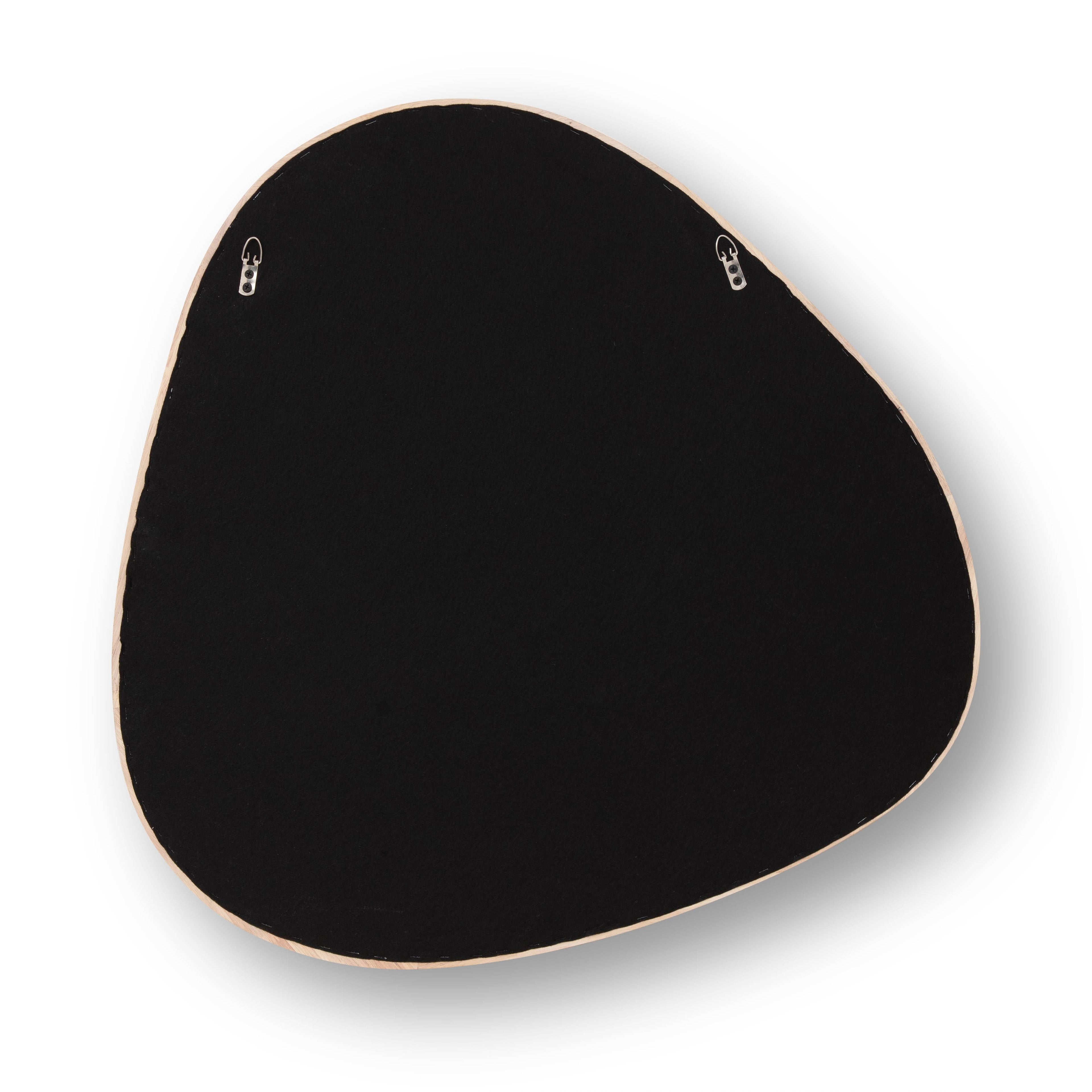 Klaryss 31 Natural Wood Triangular Wall Mirror