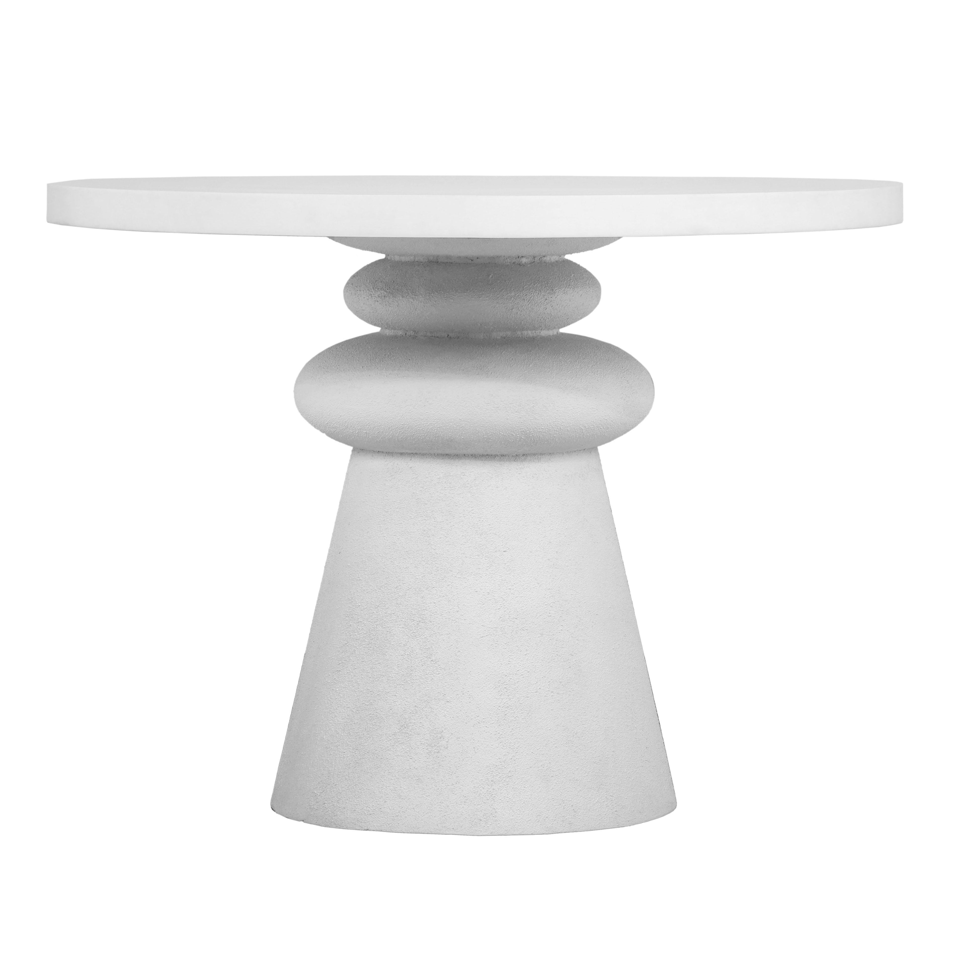 Lupita 42 White Round Dinette Table