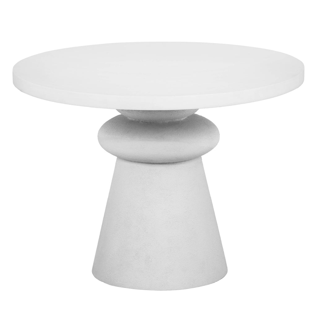 Lupita 42 White Round Dinette Table