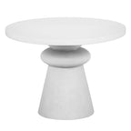 Lupita 42 White Round Dinette Table