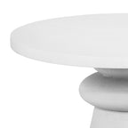 Lupita 42 White Round Dinette Table