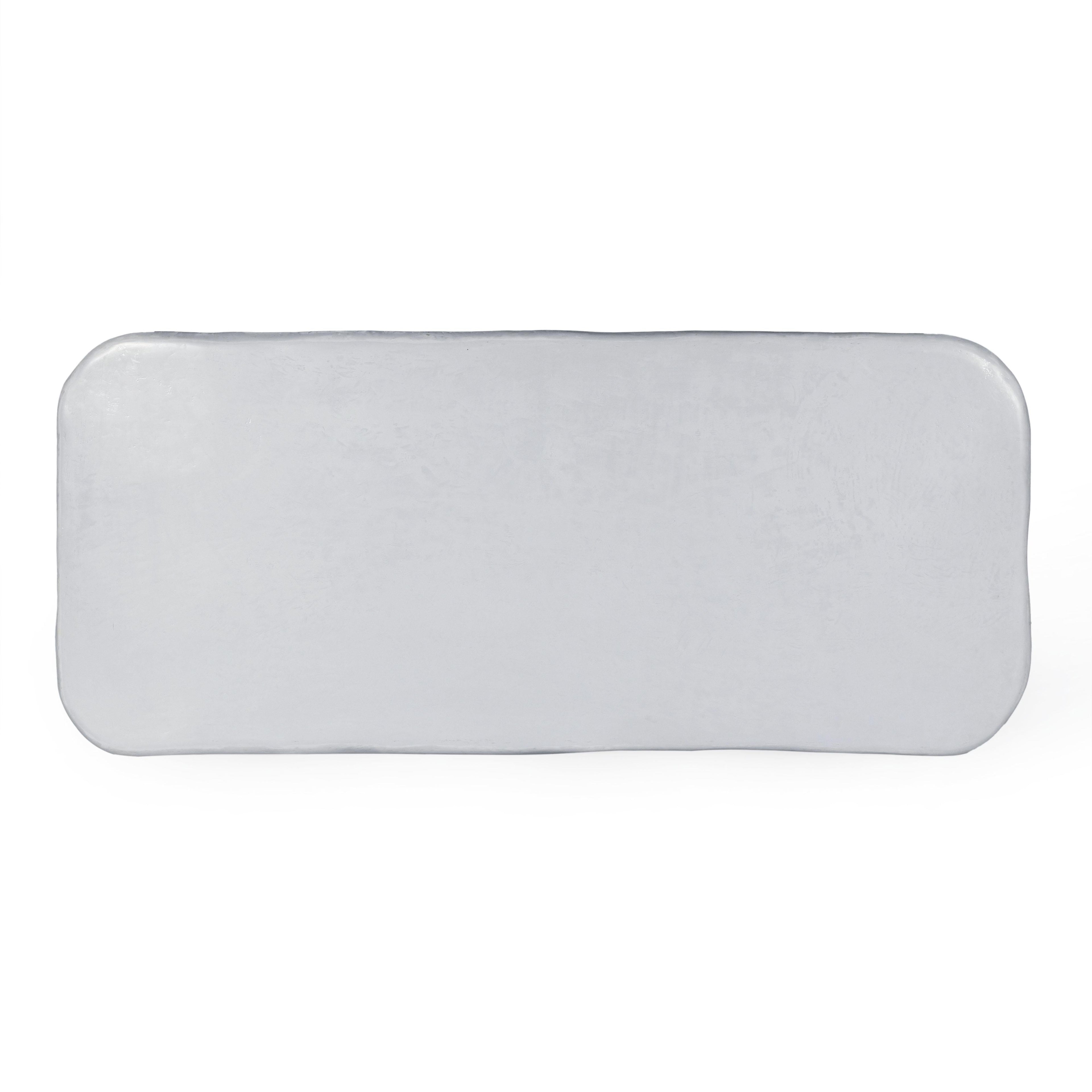 Athen 95 Grey Faux Stone Indoor / Outdoor Rectangular Dining Table