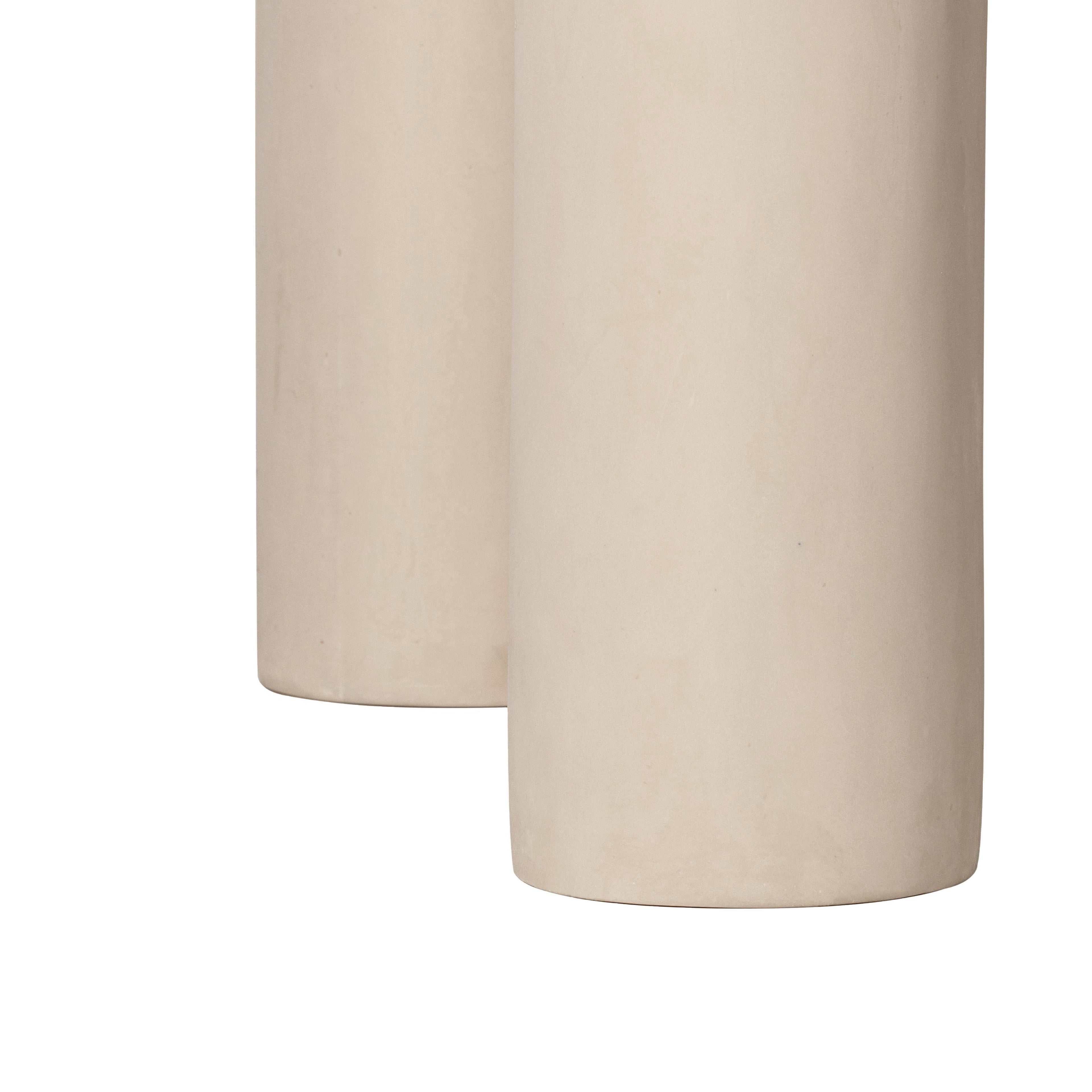 Barbara 47 Cream Textured Indoor / Outdoor Round Dining Table