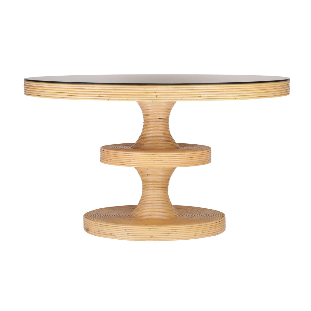 Apollonia 51 Natural Rattan Round Dining Table