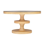 Apollonia 51 Natural Rattan Round Dining Table