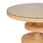 Apollonia 51 Natural Rattan Round Dining Table