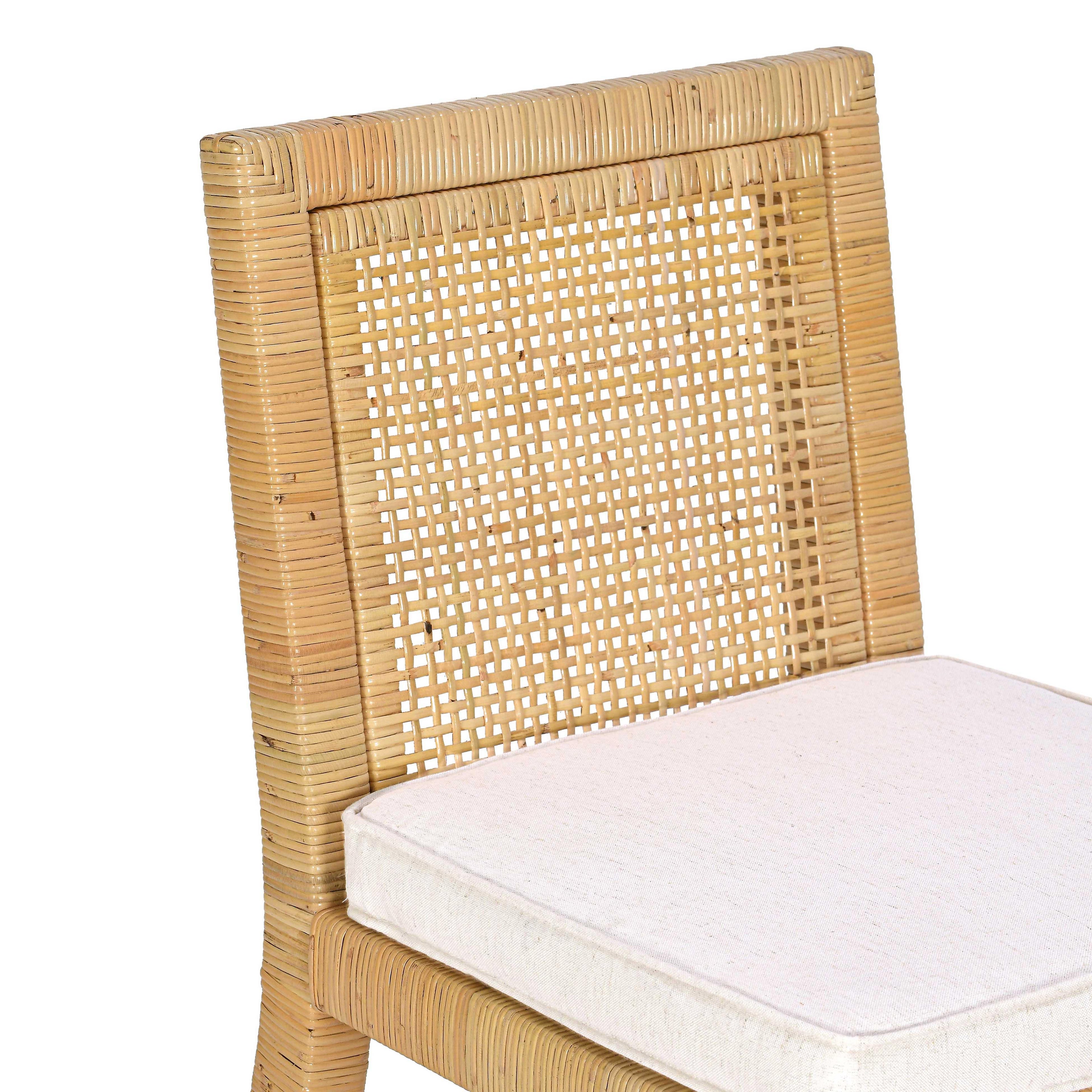 Amara Cream Linen Dining Chair