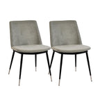 Evora Velvet Dining Chair - Set of 2