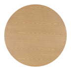 Akiba 47 Natural Ash & Rattan Round Dining Table