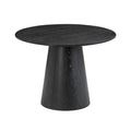 Sahara 41 Black Oak Round Dining Table