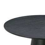 Sahara 41 Black Oak Round Dining Table
