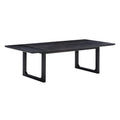Shiloh 102 Black Ash Rectangular Dining Table