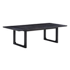 Shiloh 102 Black Ash Rectangular Dining Table
