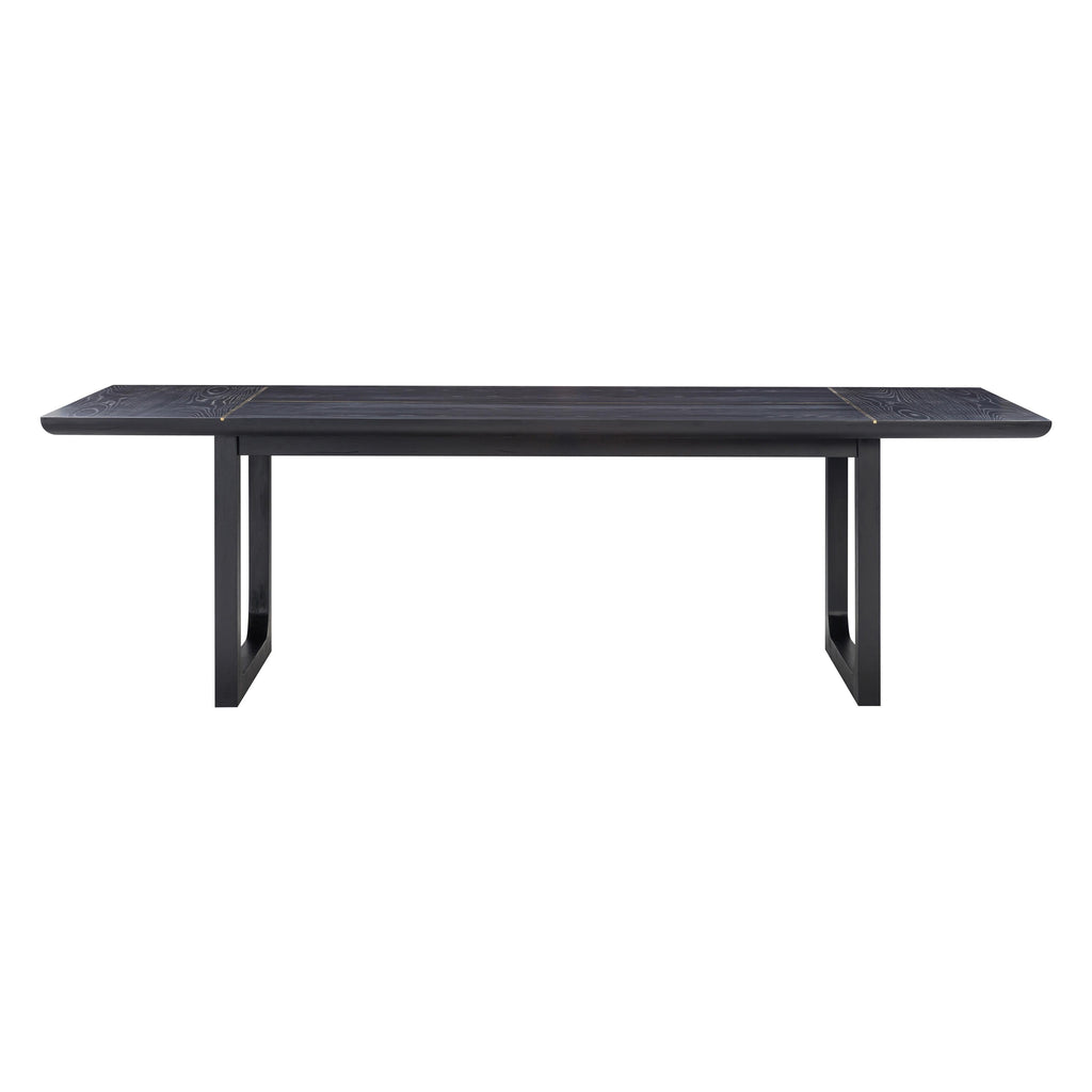 Shiloh 102 Black Ash Rectangular Dining Table