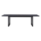 Shiloh 102 Black Ash Rectangular Dining Table