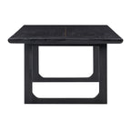 Shiloh 102 Black Ash Rectangular Dining Table