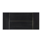 Shiloh 102 Black Ash Rectangular Dining Table