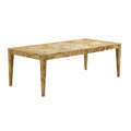 Brandyss 90 Natural Burl Rectangular Dining Table