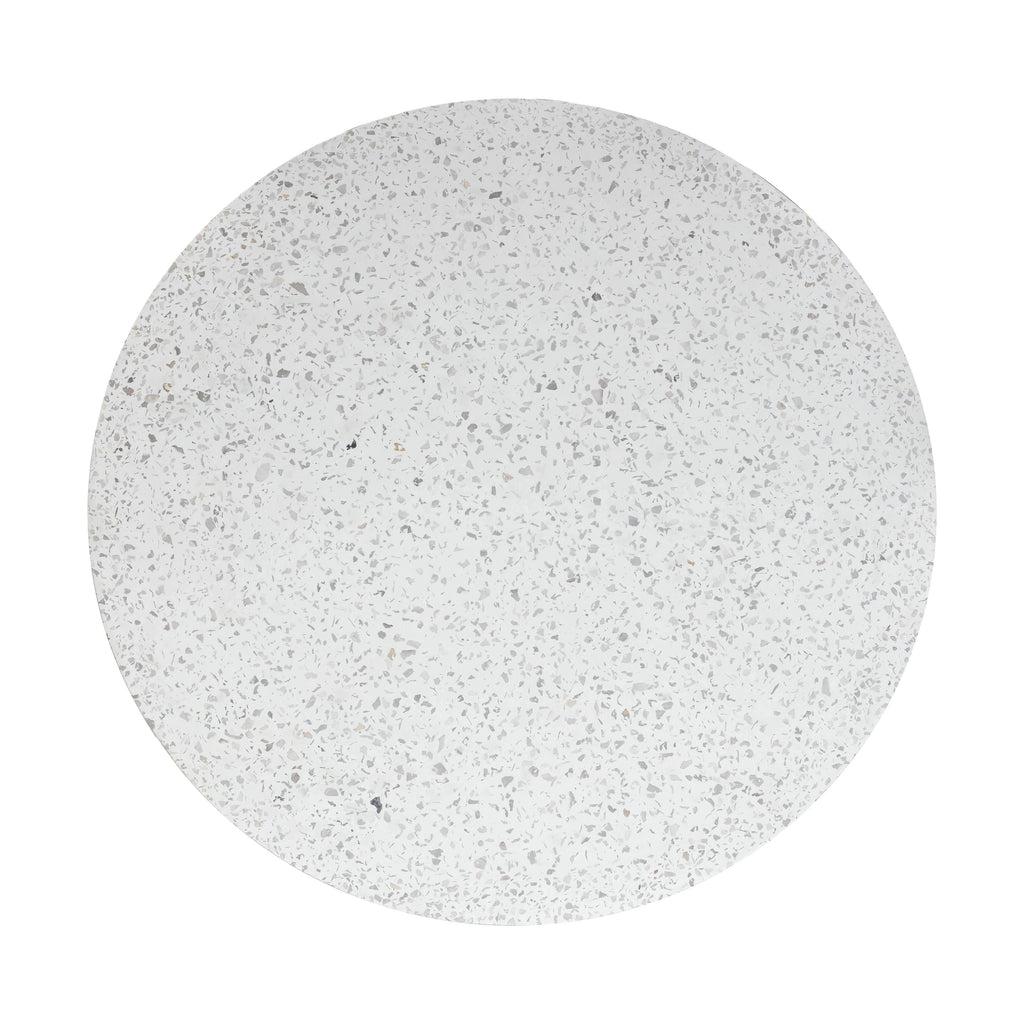 Parcino 47 Faux Terrazzo Concrete Indoor / Outdoor Round Dining Table