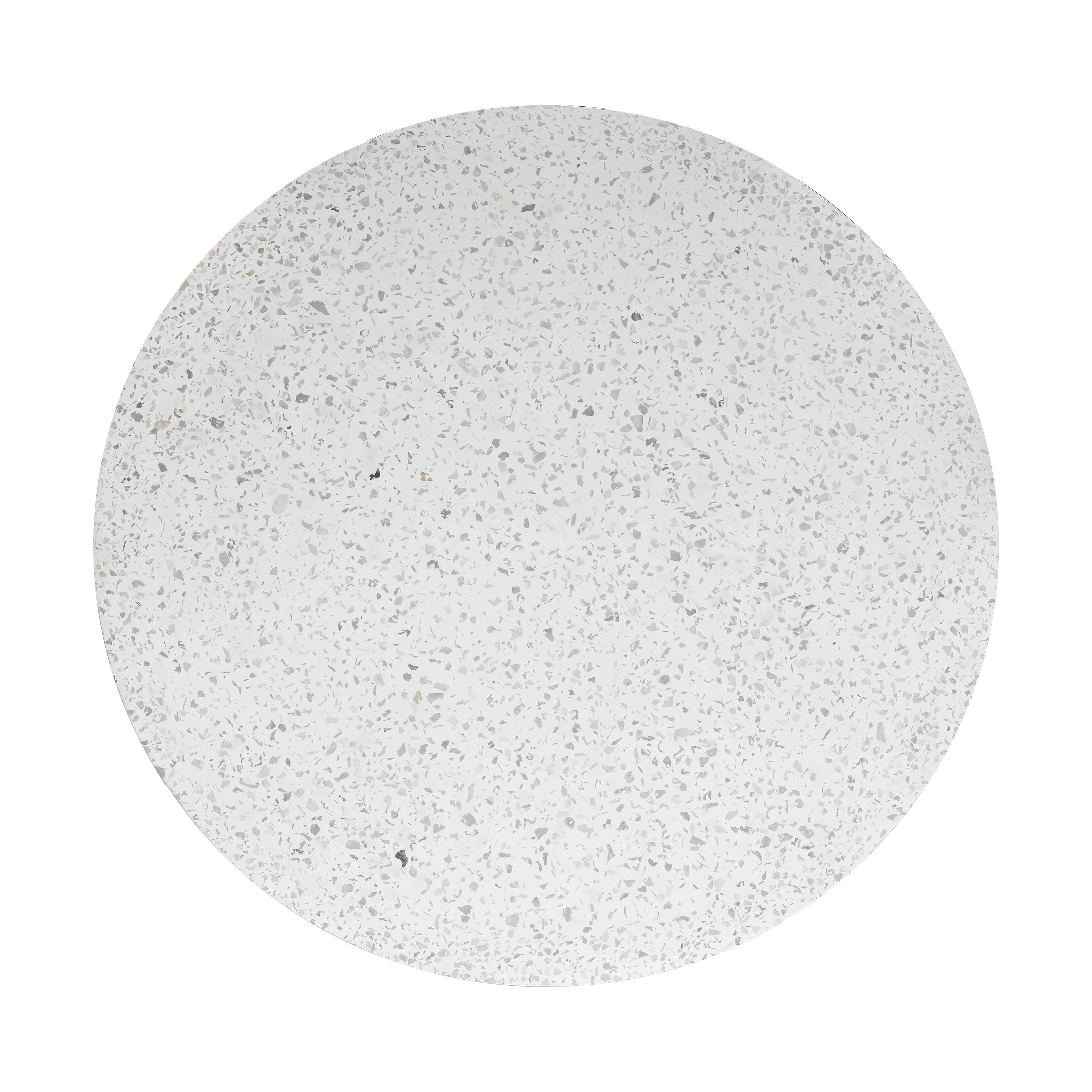 Parcino 47 Faux Terrazzo Concrete Indoor / Outdoor Round Dining Table