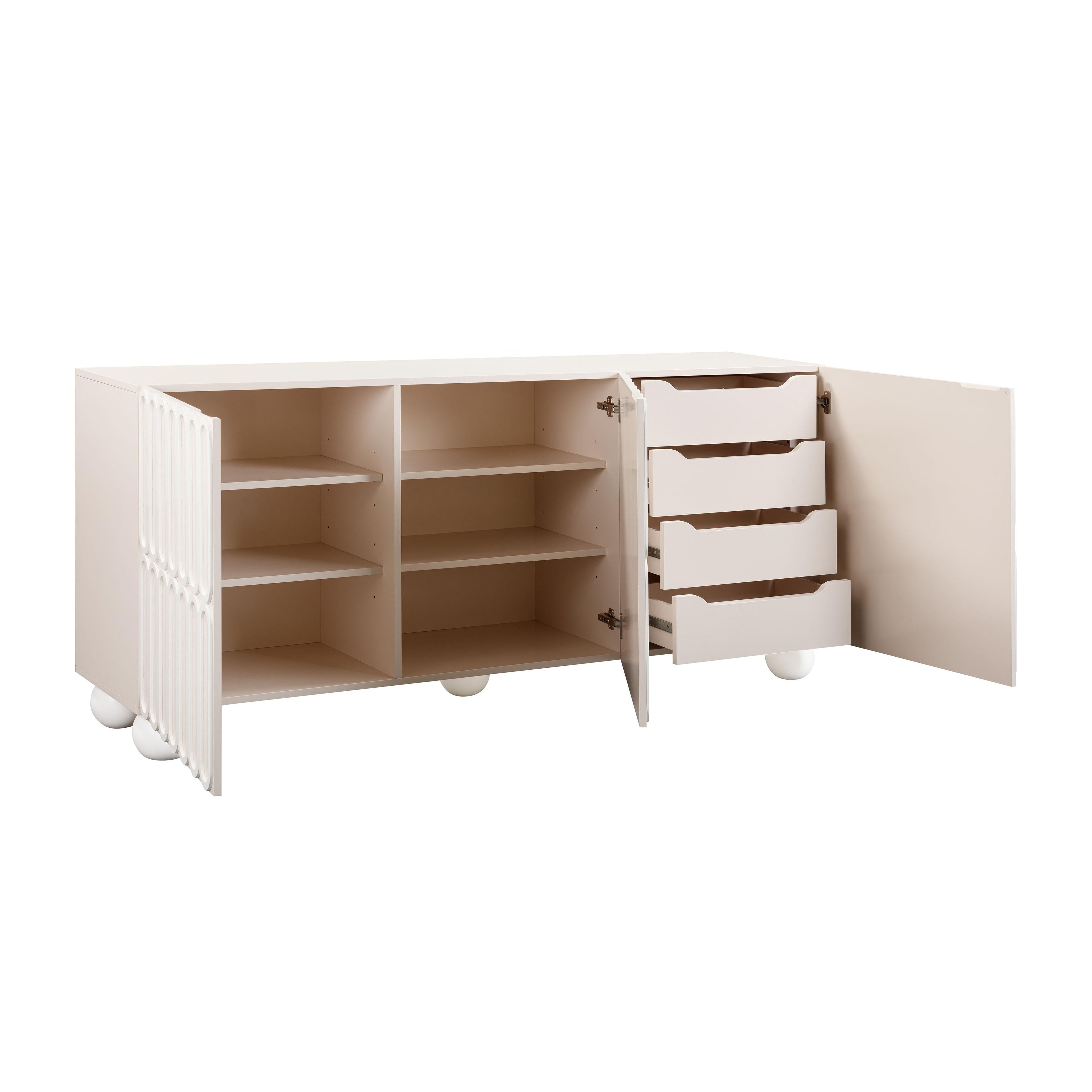 Tori 74 Motif Taupe Buffet