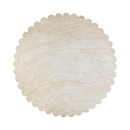 Blossom 54 Washed Faux Travertine Finish Indoor / Outdoor Round Dining Table