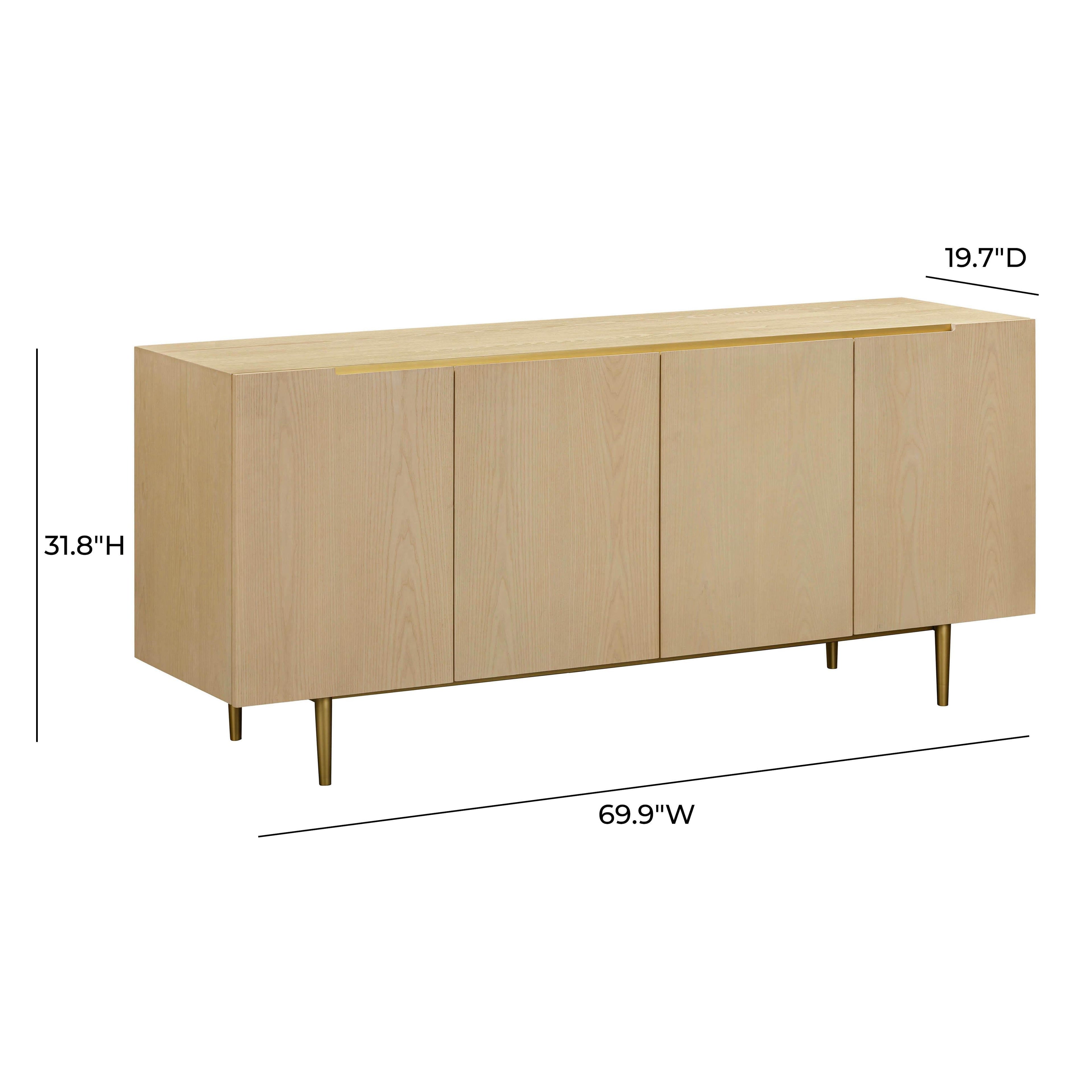 Echo 70 Washed Natural Ash Sideboard