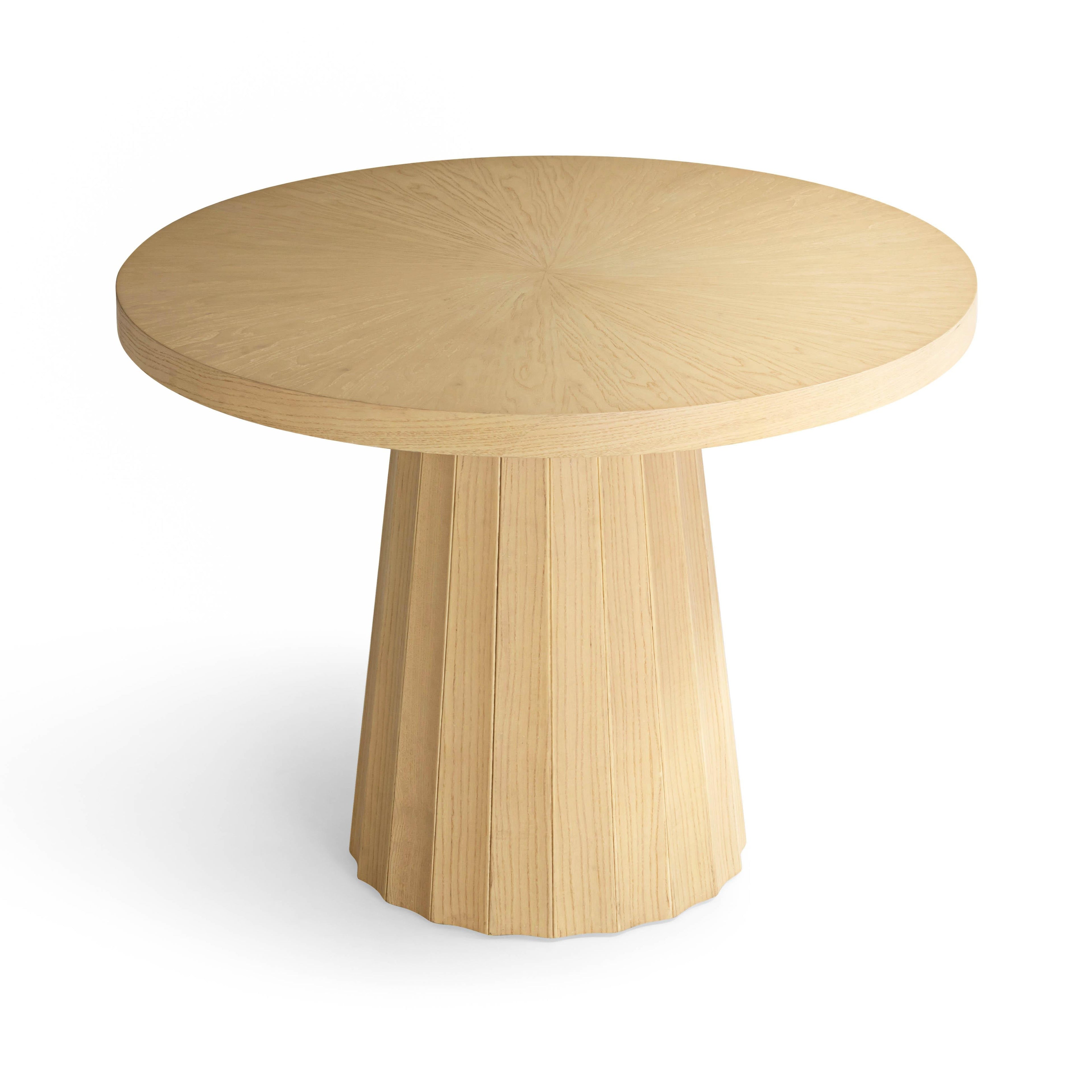 Meri Natural Round Dining Table (41-56)