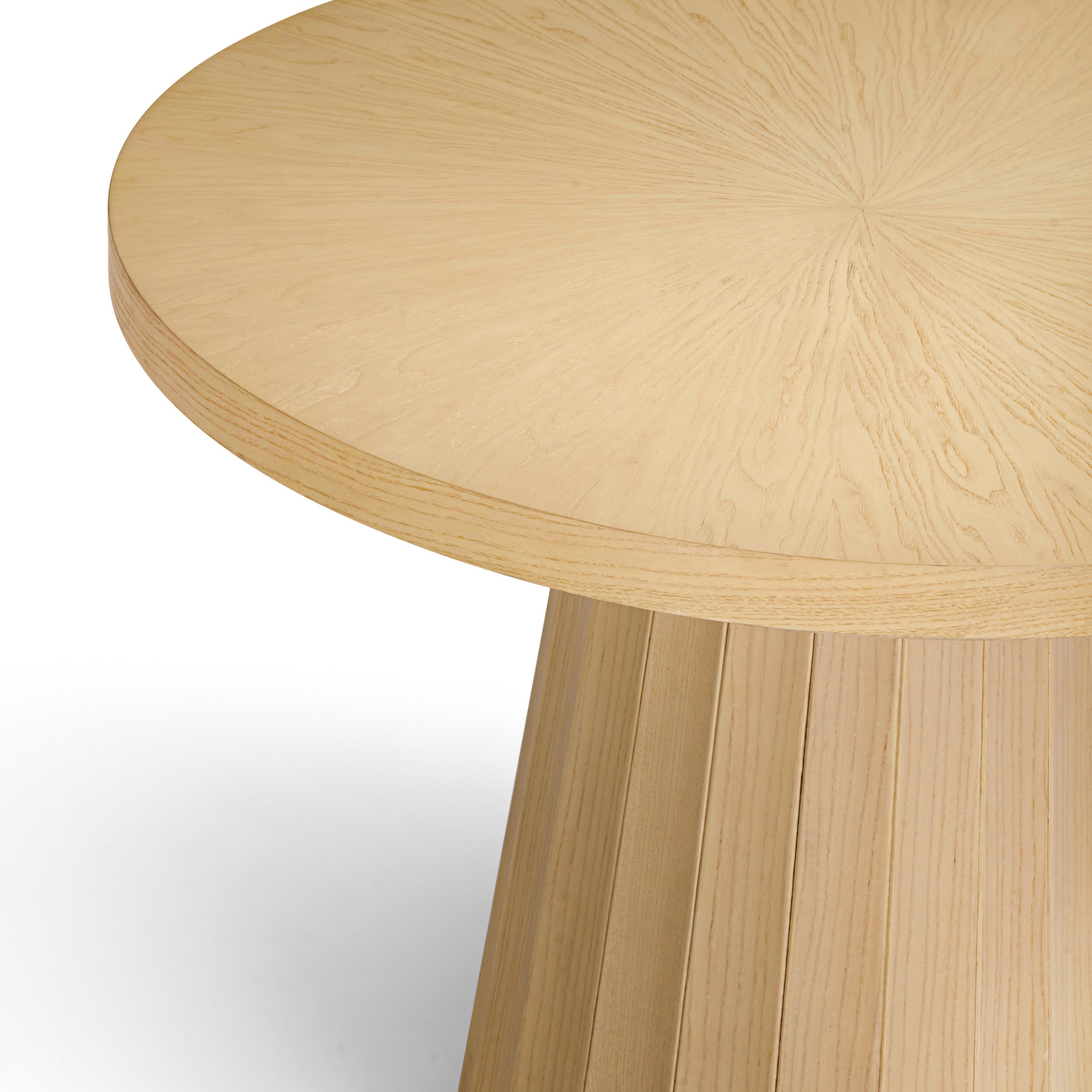 Meri Natural Round Dining Table (41-56)