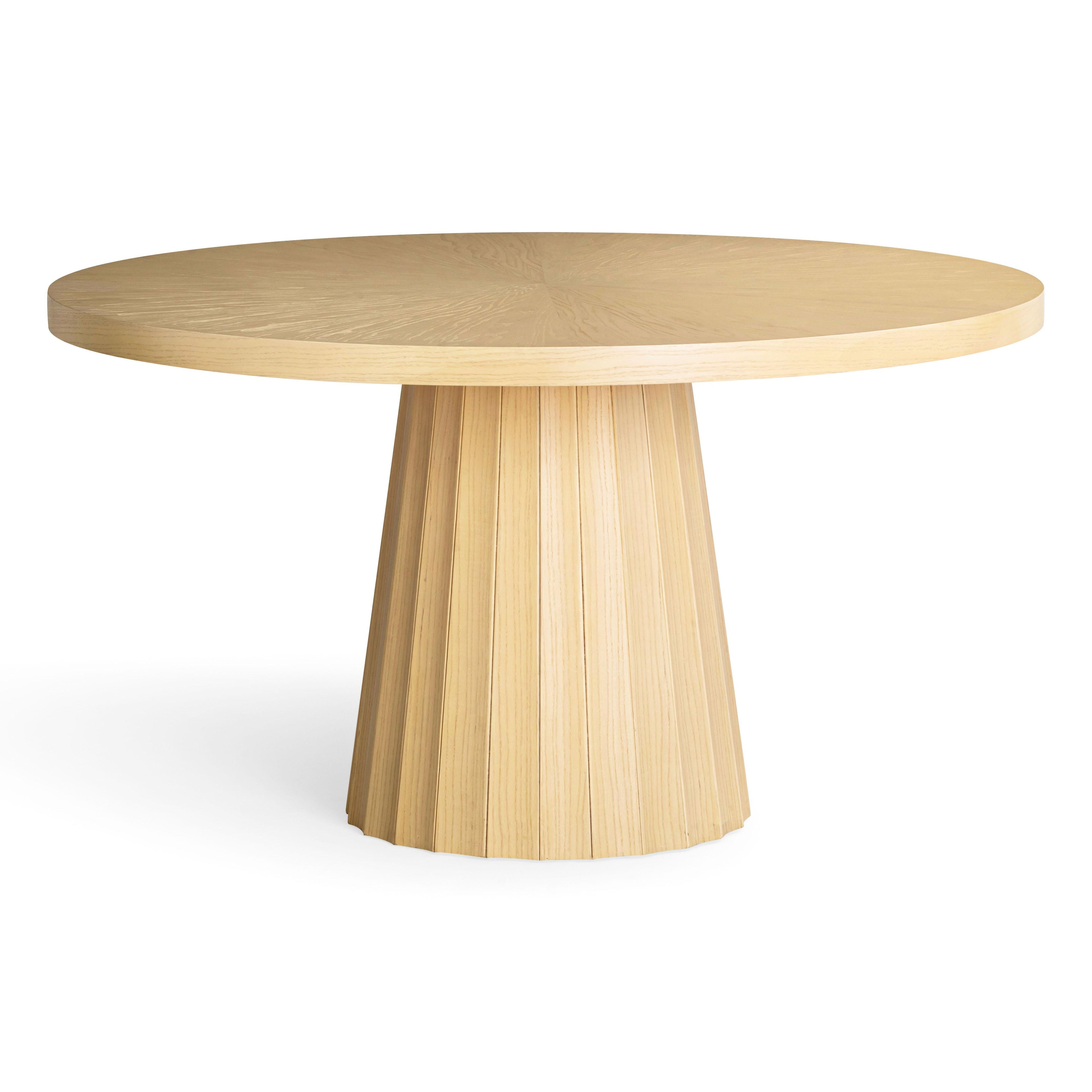 Meri Natural Round Dining Table (41-56)