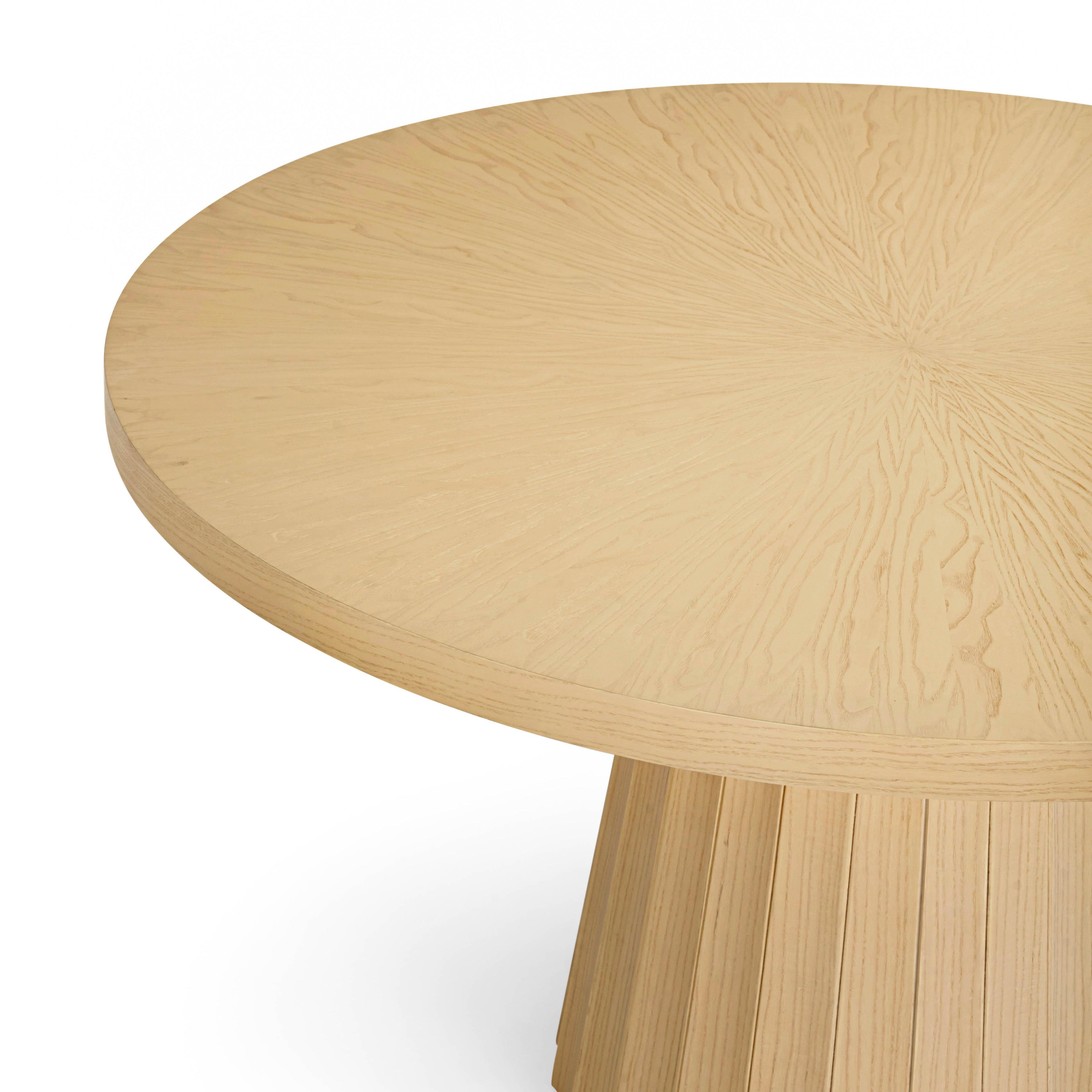 Meri Natural Round Dining Table (41-56)