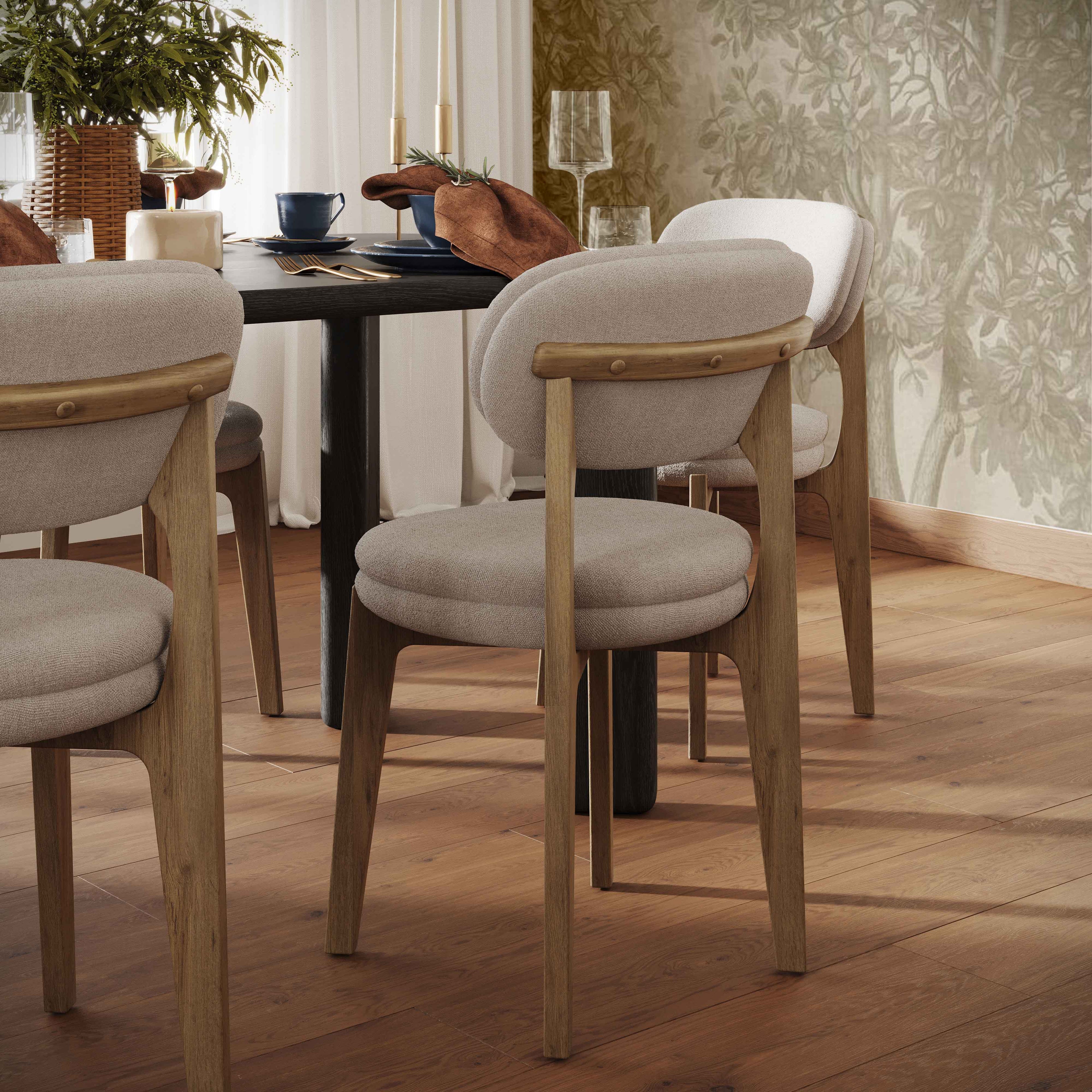 Carnation Performance Fabric Dining Chair