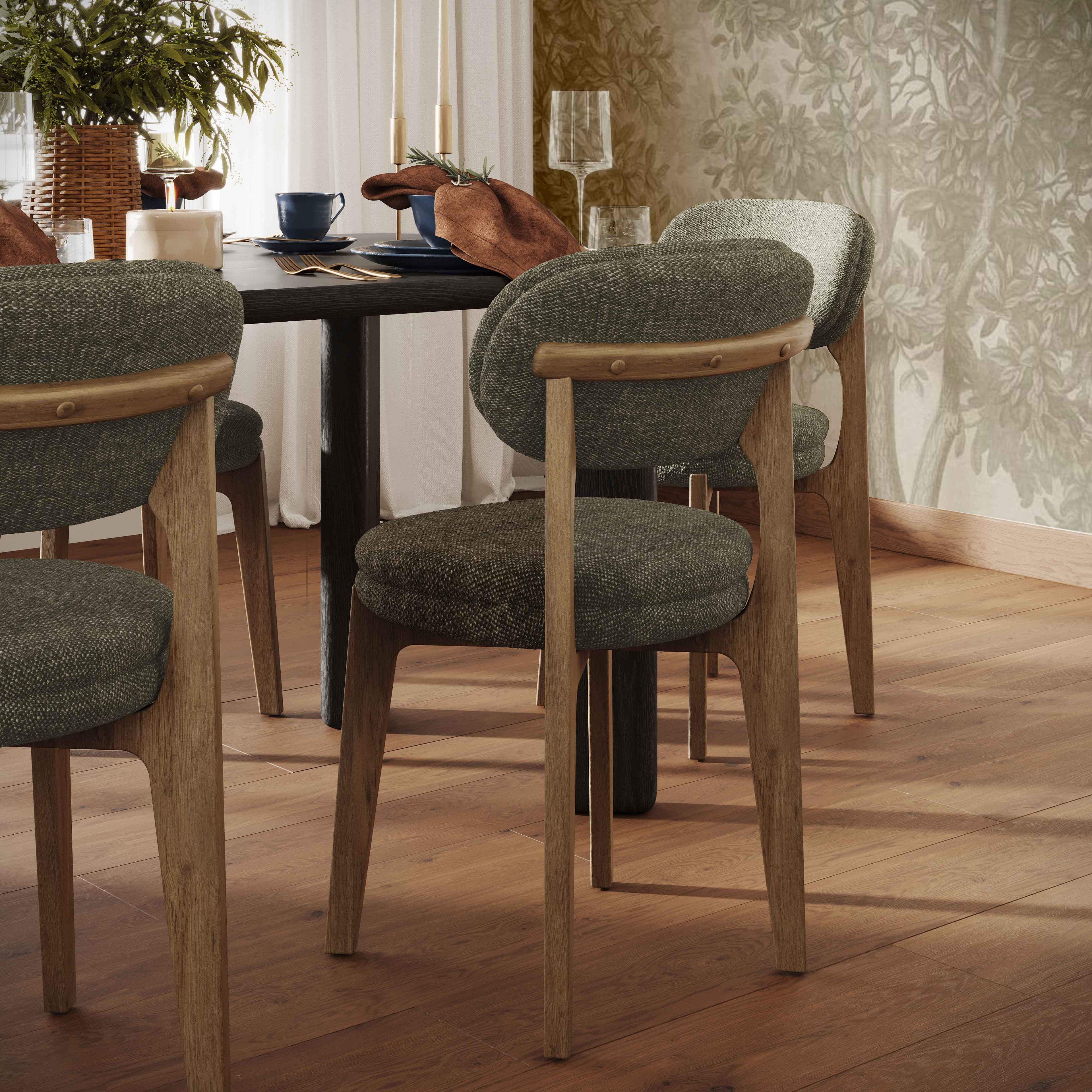 Carnation Performance Fabric Dining Chair