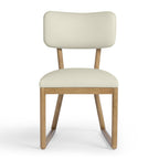 Bobbie Cream Vegan Leather Dining Chair