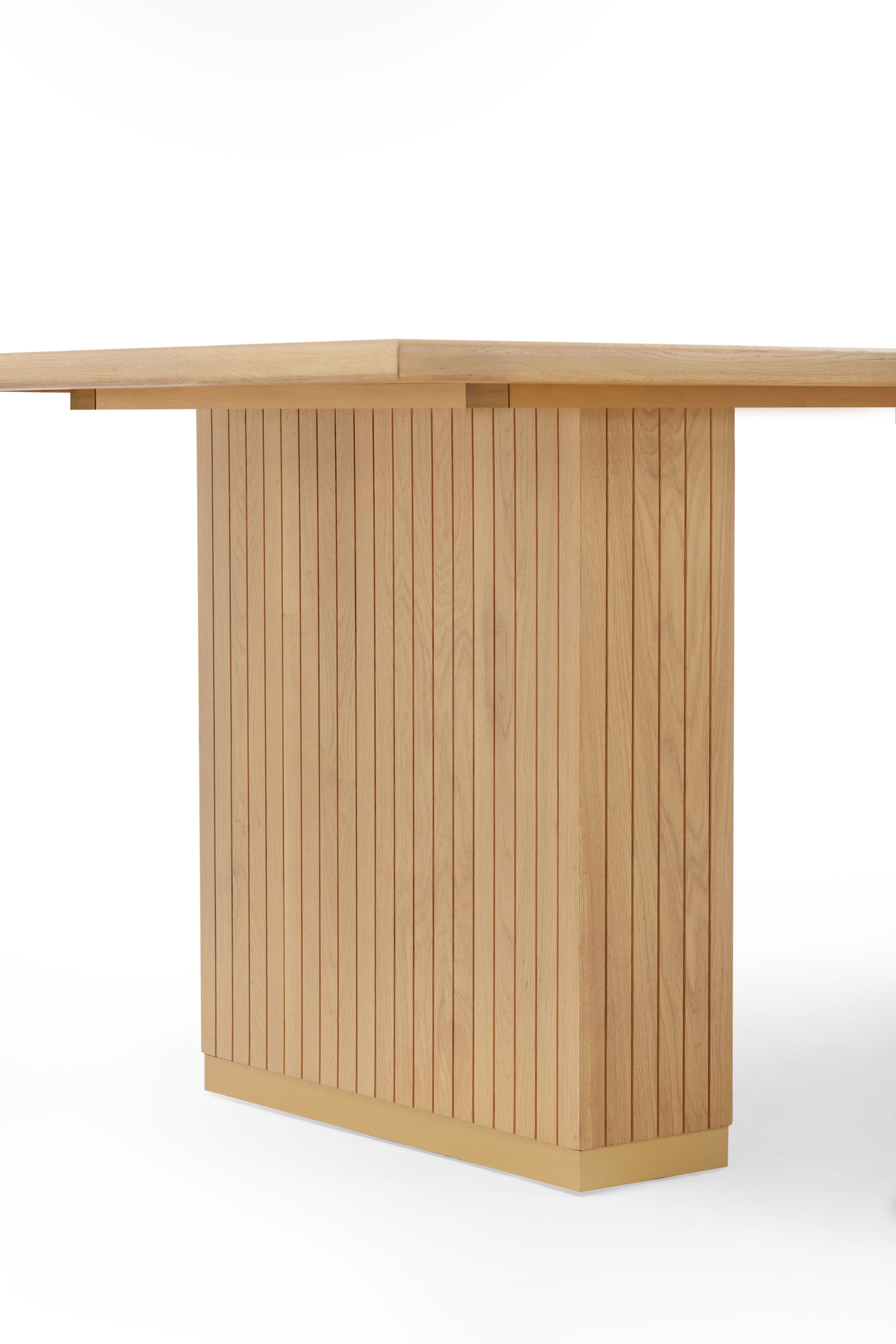 Chelsea 79 Natural Oak Wood Rectangular Dining Table