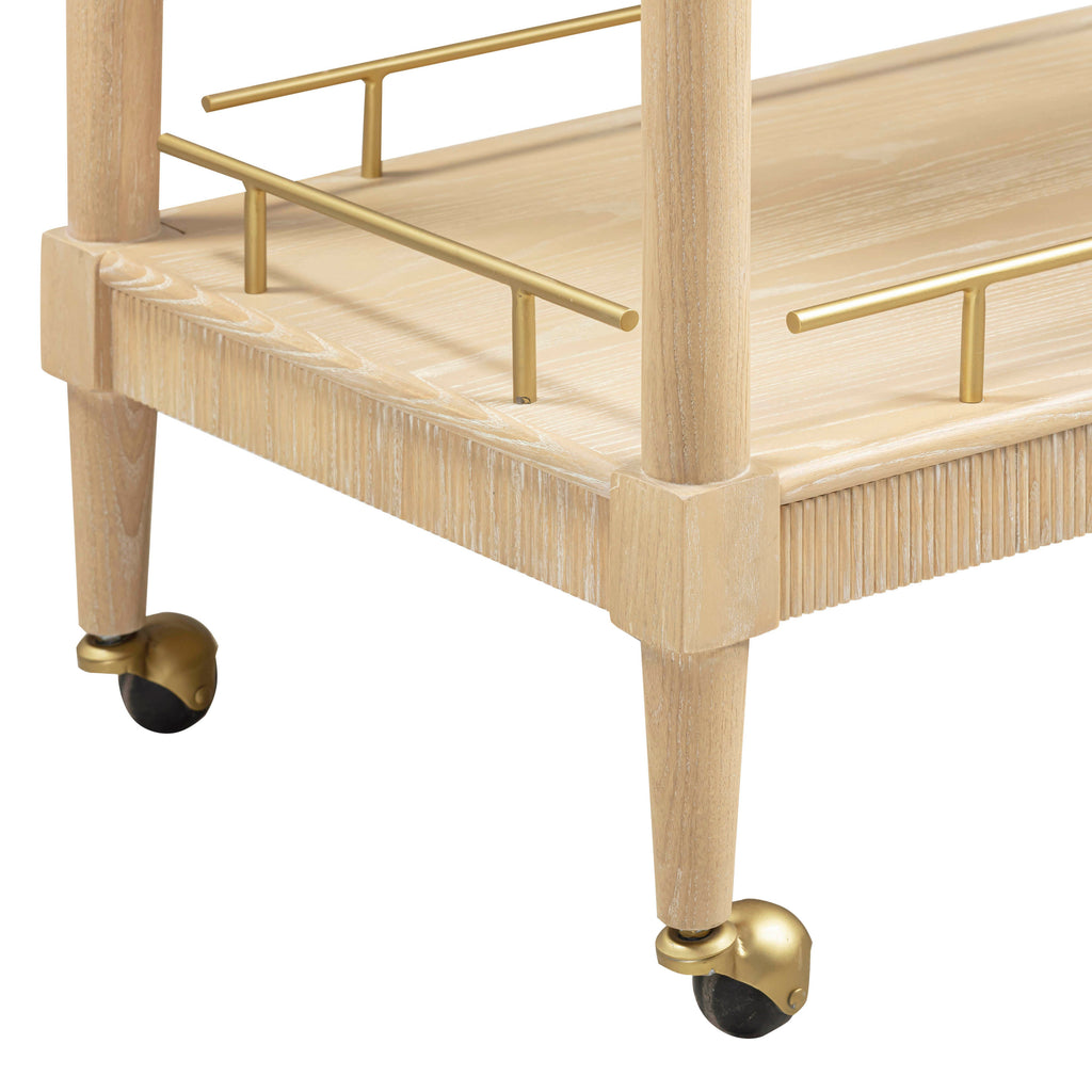 Slosh 37 Natural Ash Bar Cart
