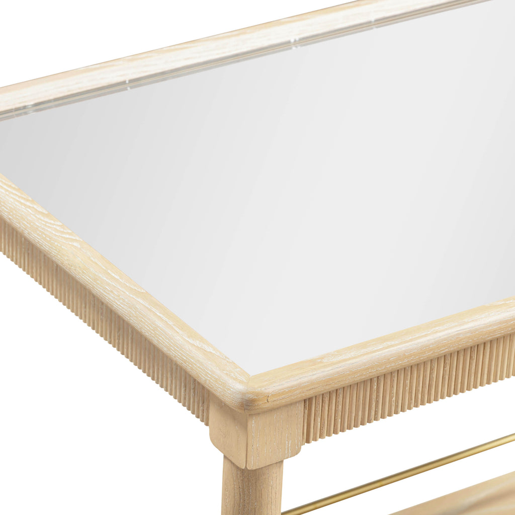 Slosh 37 Natural Ash Bar Cart