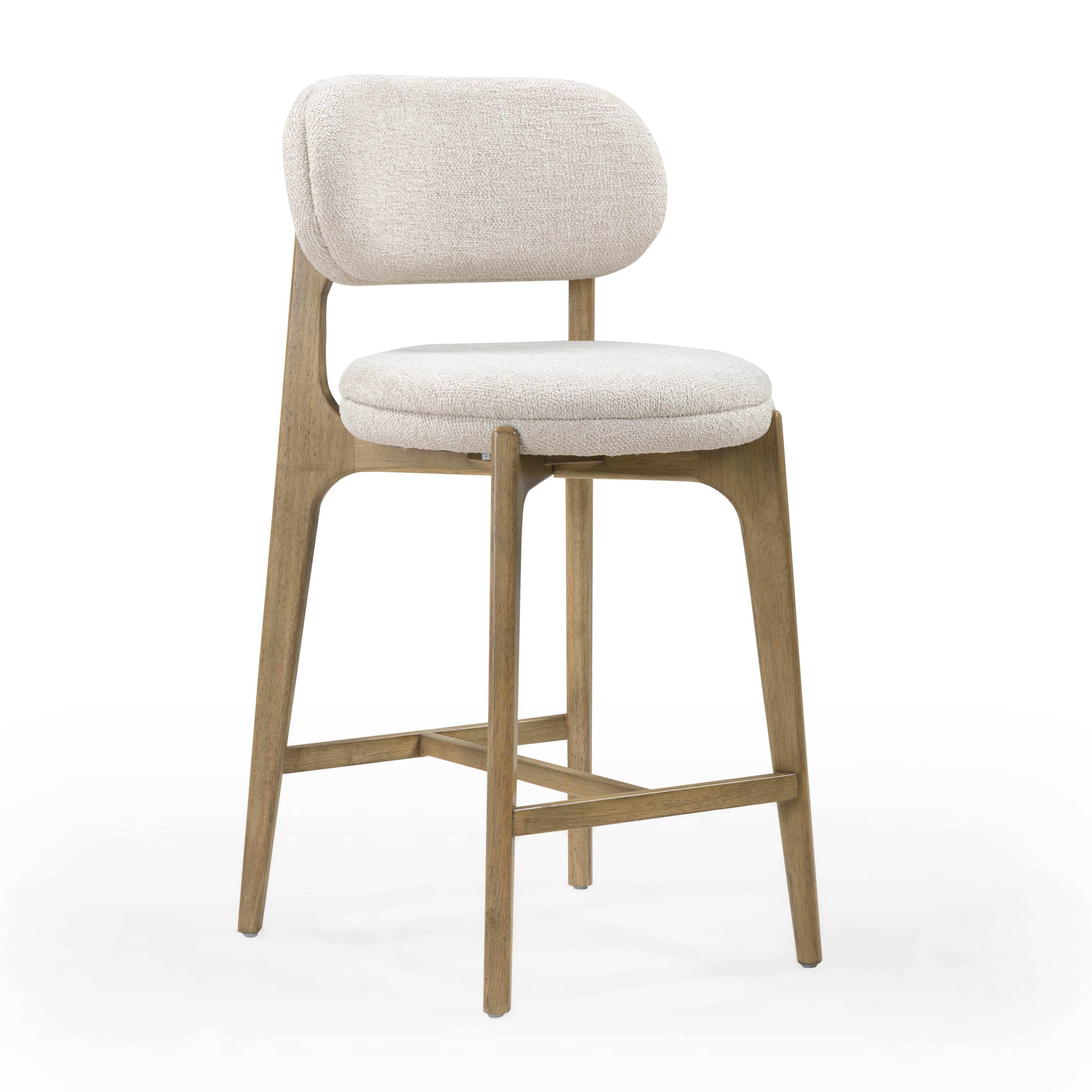 Carnation Performance Fabric Counter Stool