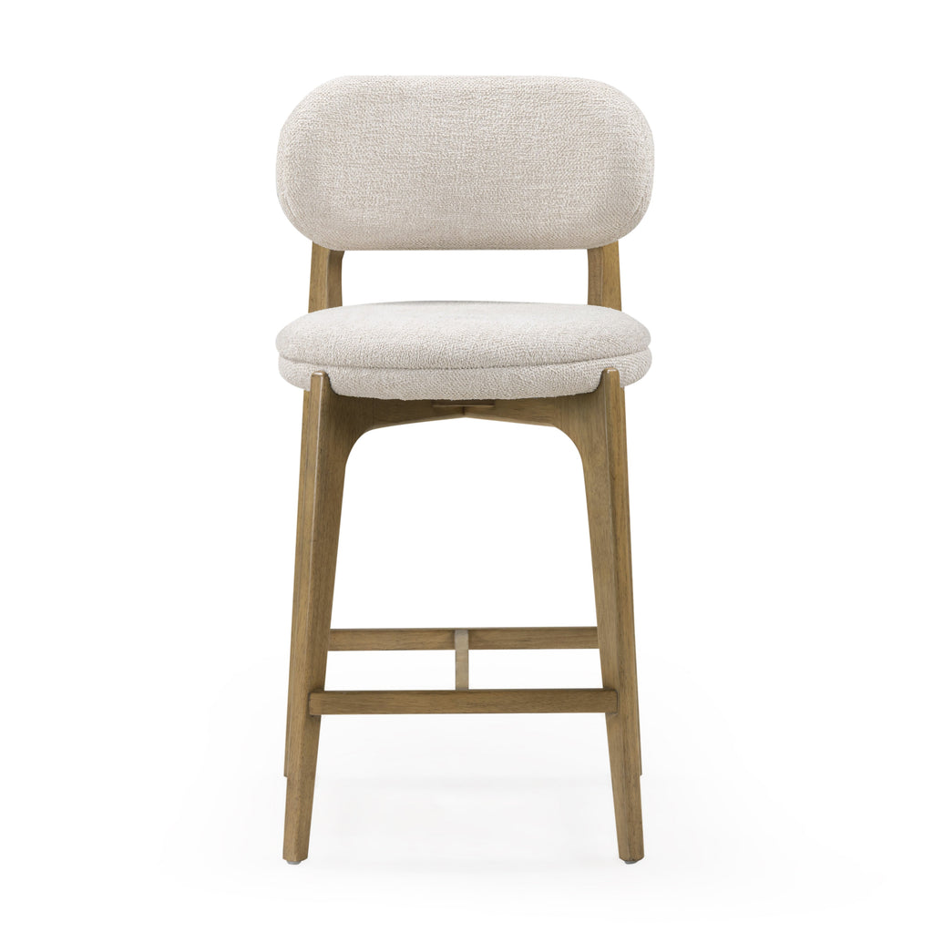 Carnation Performance Fabric Counter Stool
