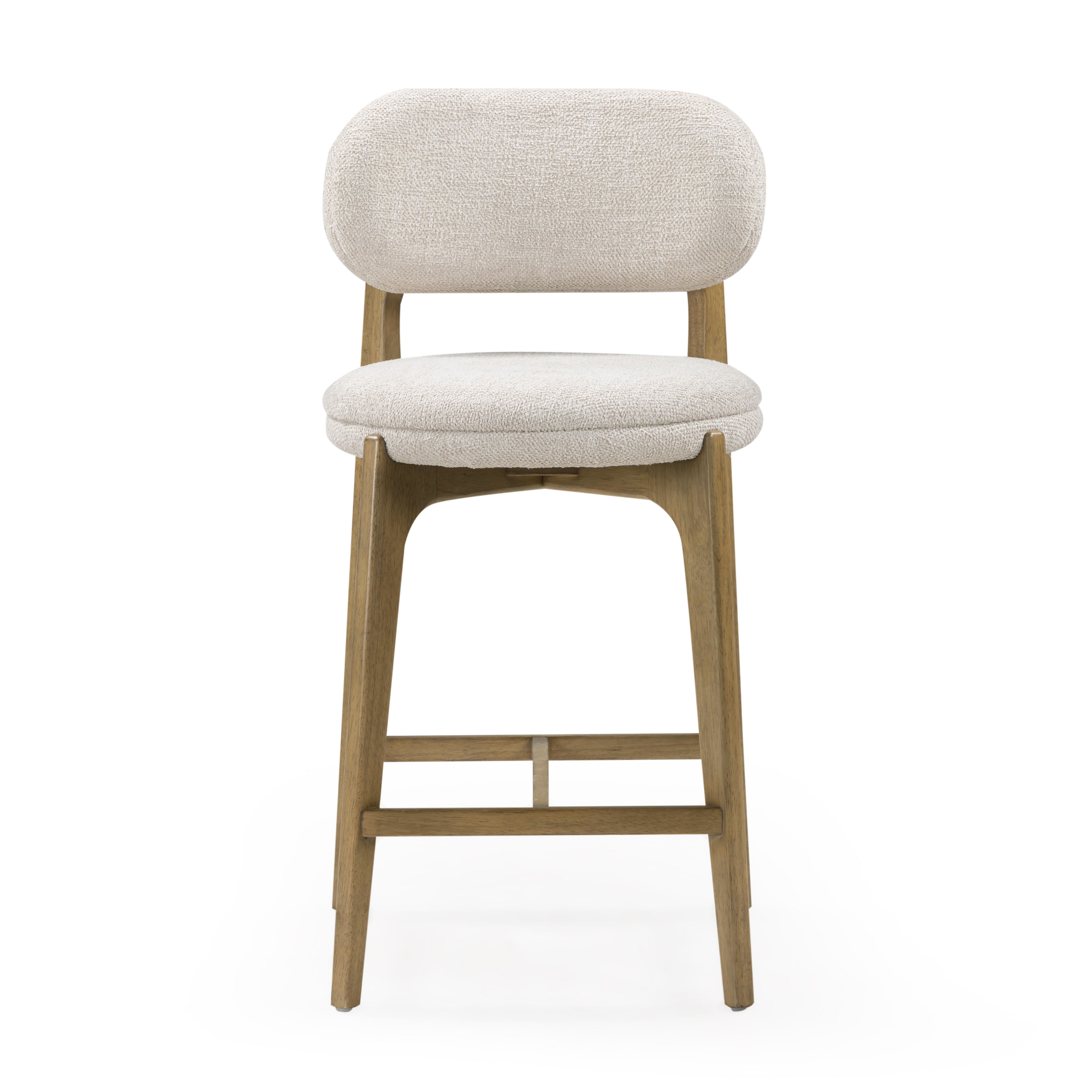 Carnation Performance Fabric Counter Stool