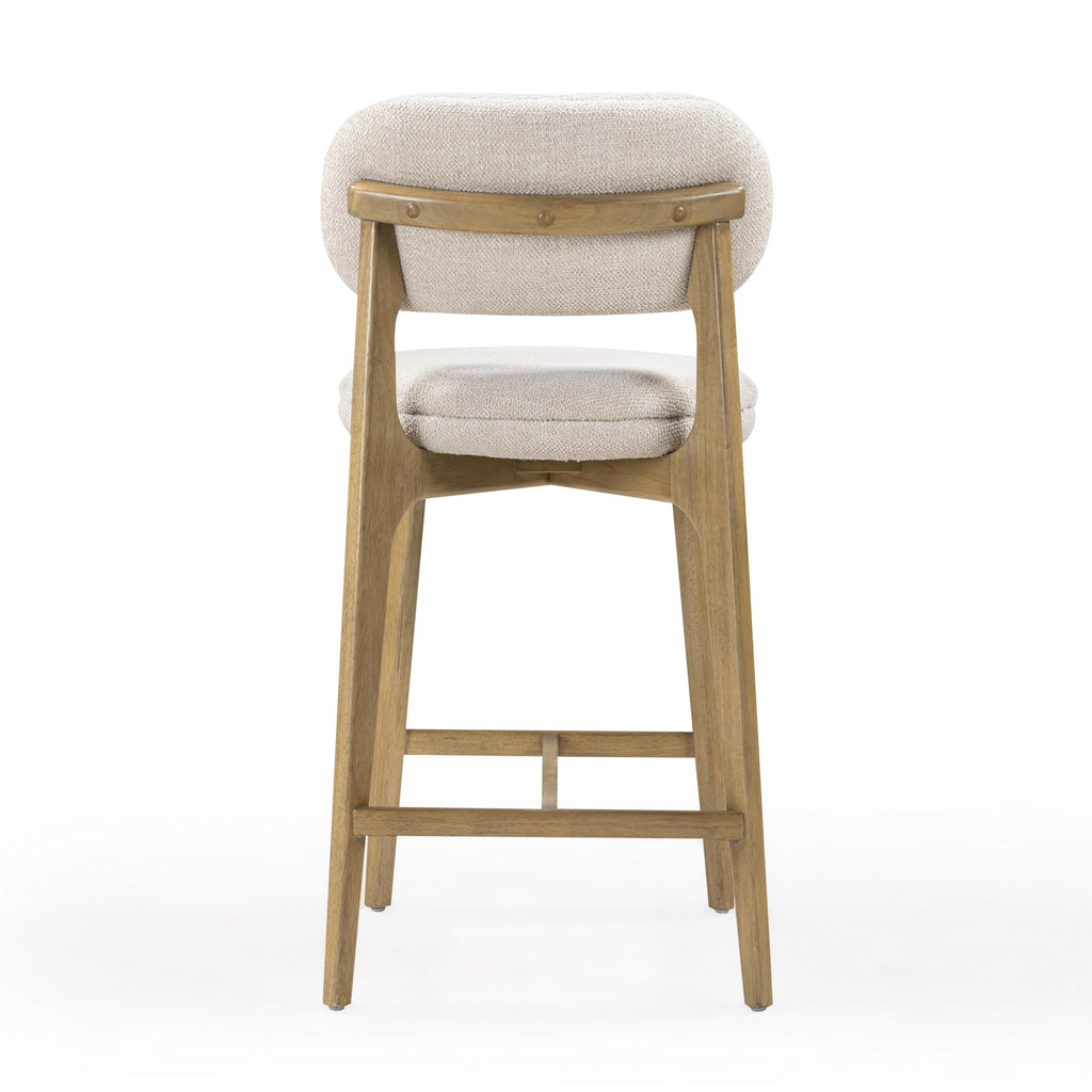 Carnation Performance Fabric Counter Stool