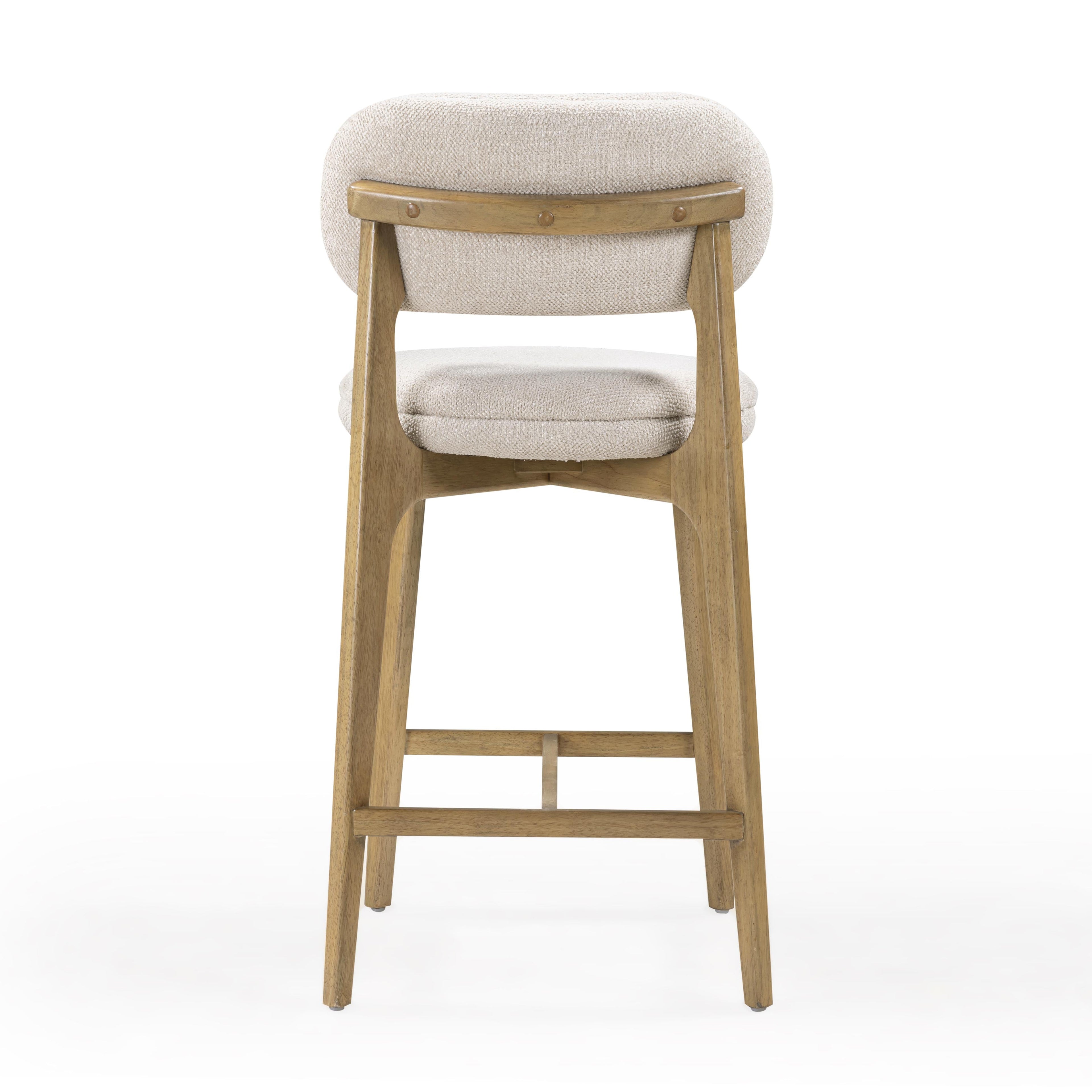 Carnation Performance Fabric Counter Stool